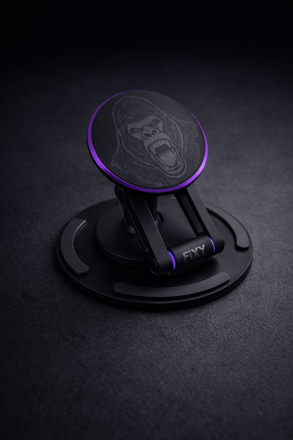 FiXY Stay Strong Universal Phone Holder – Magnetic 360° Car & Desk Mount
